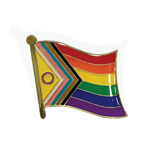 Intersex Inclusive Progress Flag Enamel Pin
