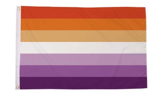 LESBIAN SUNSET FLAG - 150cm x 90cm (5’ x 3’)